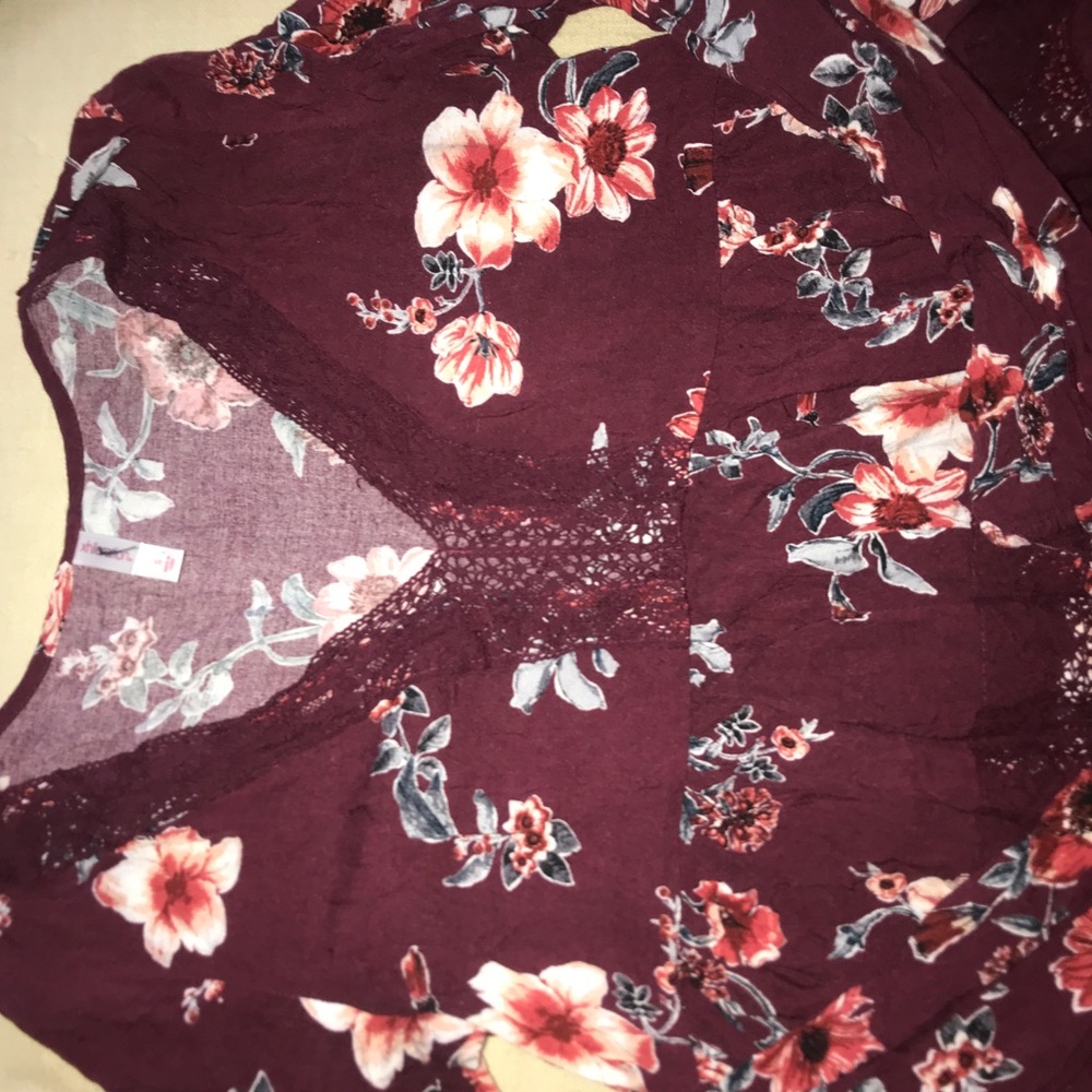 floral flared dress